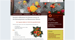 Desktop Screenshot of blumen-meiran.de